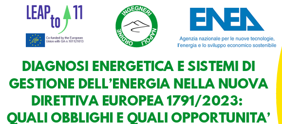 Diagnosi energetiche e sistemi di gestione dell’energia